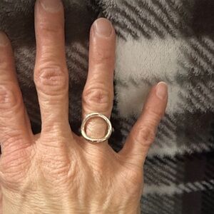 Silpada Silver Karma Ring Size 6 New